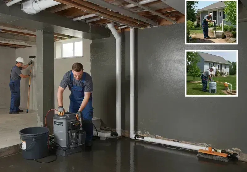 Basement Waterproofing and Flood Prevention process in Alderson, WV